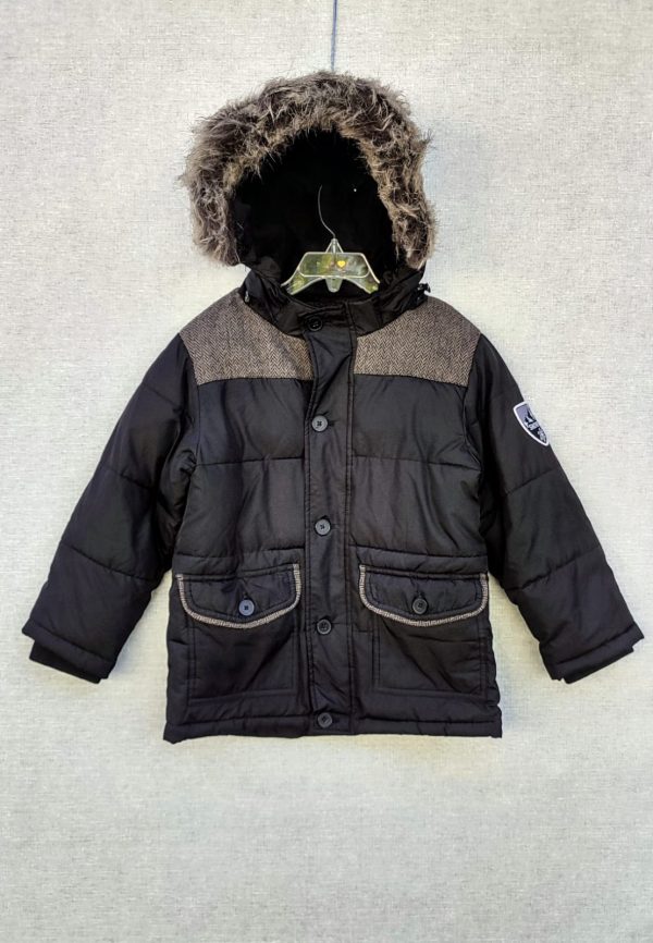 Parca Joe, Unisex, Talla 5, Negro