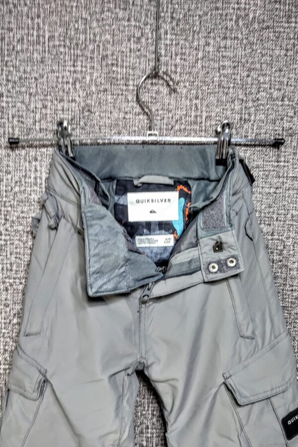 Pantalón Quiksilver, Unisex, Talla 8, Grìs - Imagen 4