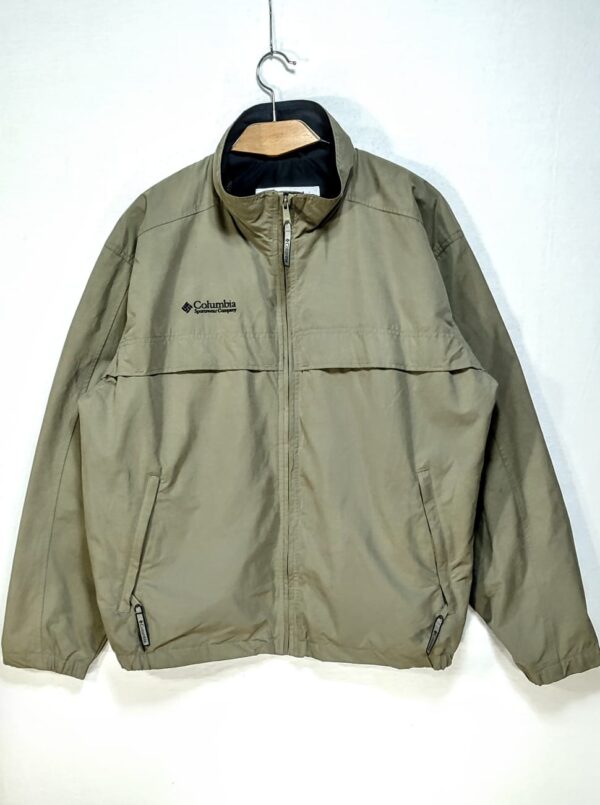 Chaqueta Cortaviento Columbia, Hombre, Talla XL, Beige