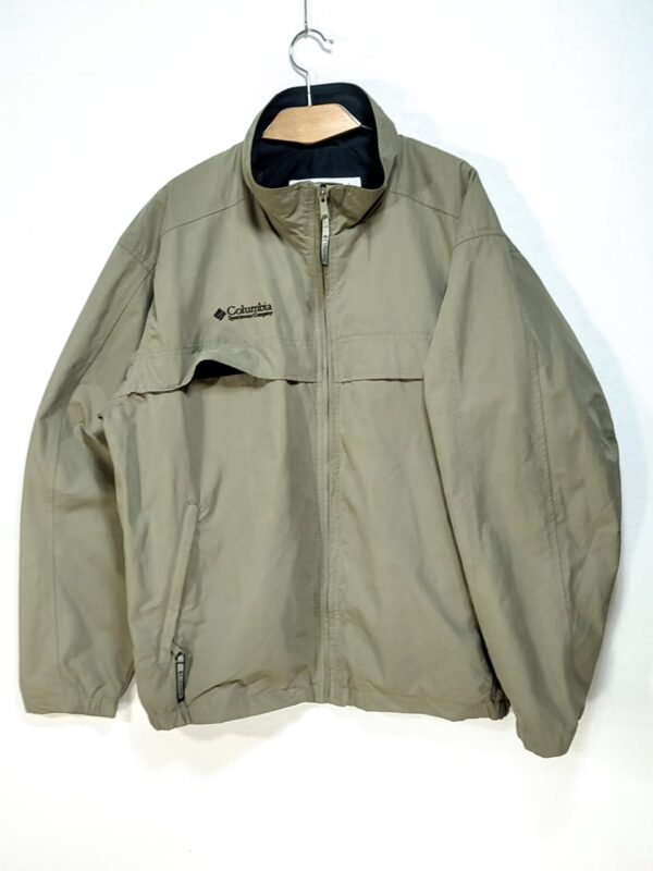 Chaqueta Cortaviento Columbia, Hombre, Talla XL, Beige - Imagen 4