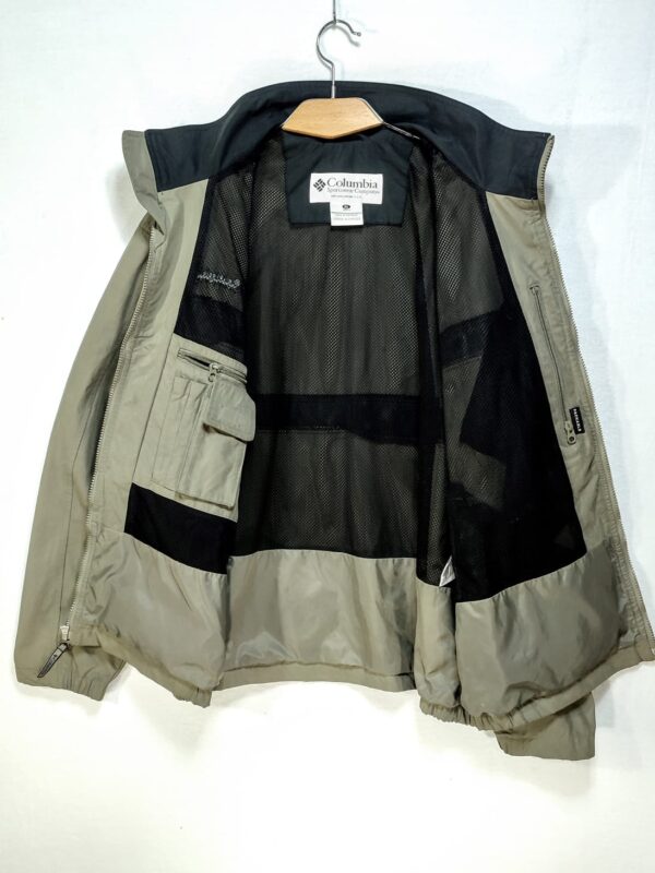 Chaqueta Cortaviento Columbia, Hombre, Talla XL, Beige - Imagen 5