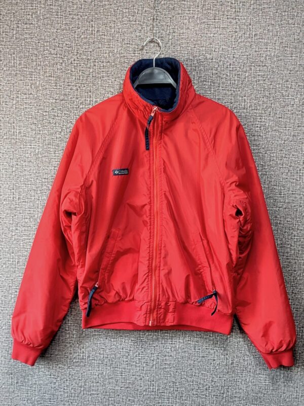Parca Vintage Columbia, Hombre, Talla M, Rojo