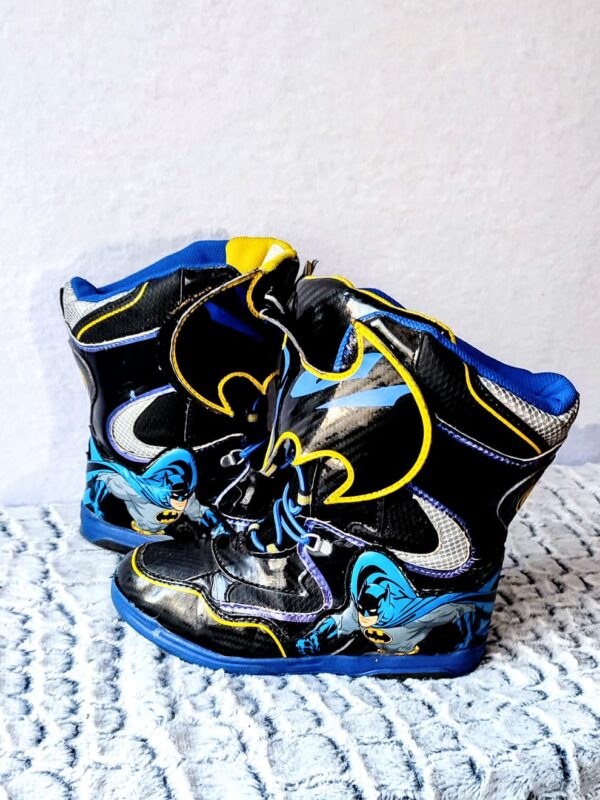 Bota Batman, Niño, Talla 32, Negro/Azul