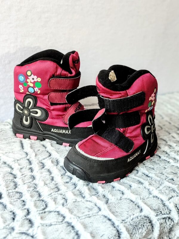 Bota Etirel, Niña, Talla 28, Fucsia/Negro