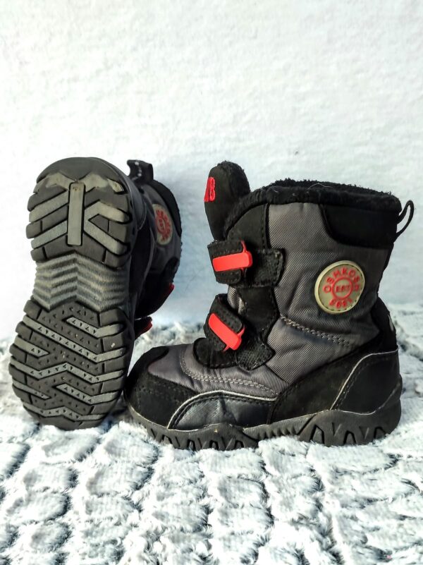 Bota OshKosh, Unisex, Talla 25, Negro/Grìs - Imagen 3