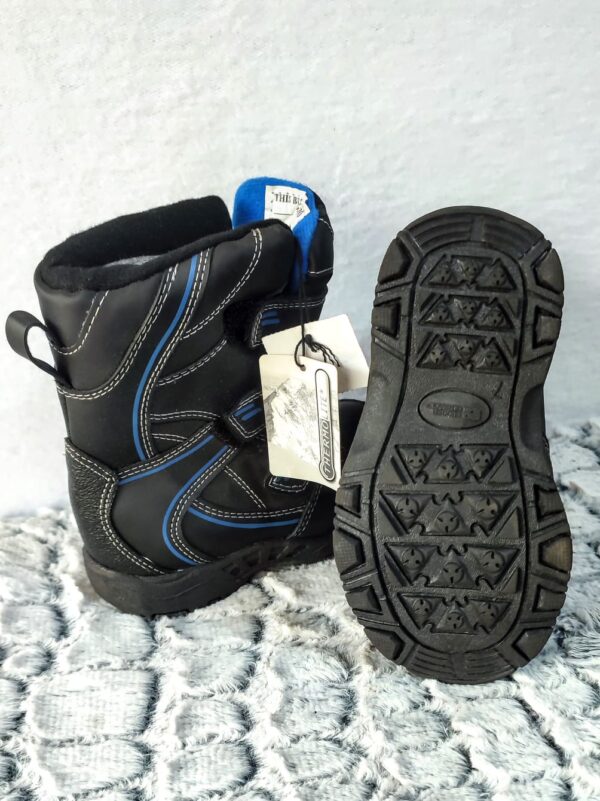 Bota Rugged, Niño, Talla 25, Negro/Azulino - Imagen 3