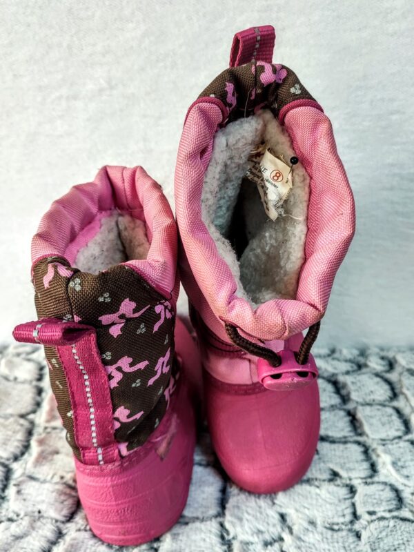Bota Weather Spirits, Niña, Talla 26, Rosado/Cafè - Imagen 2