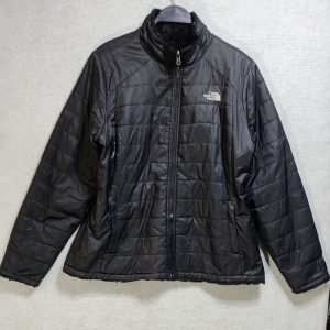 Parca Reversible The North Face, Mujer, Talla L, Negro