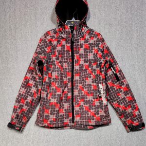 Parca Avalanche, Unisex, Talla 10, Rojo-Cafè