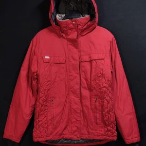 Parca Columbia, Mujer, Talla S, Rojo