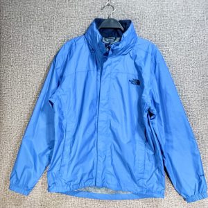 Chaqueta Cortaviento Impermeable The North Face, Hombre, Talla M, Azulino