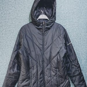 Parca Columbia, Mujer, Talla L, Negro