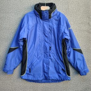 Parca Desmontable 3 en 1 Columbia, Mujer, Talla S, Azulino