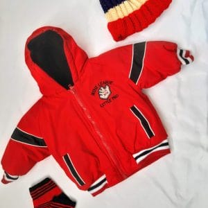 Parca Kid Niño, Talla 1, Rojo