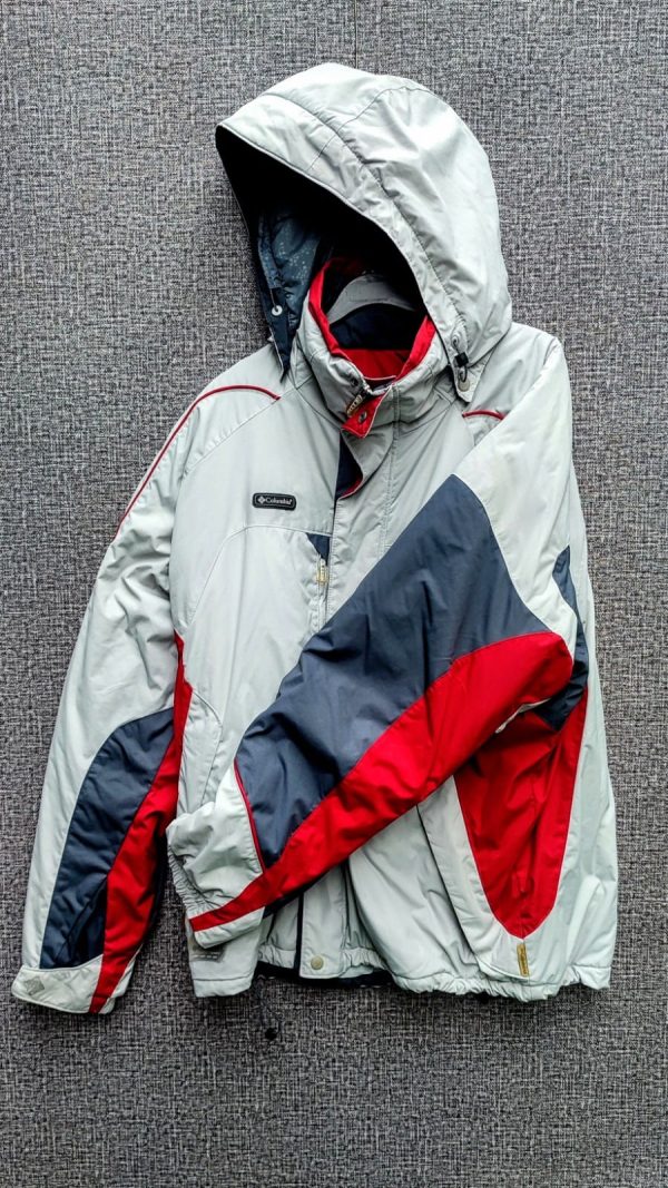Parca Columbia, Hombre, Talla XL, Crudo - Imagen 2