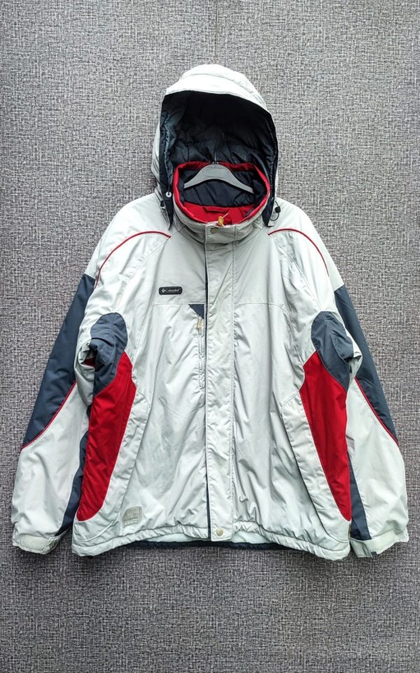 Parca Columbia, Hombre, Talla XL, Crudo