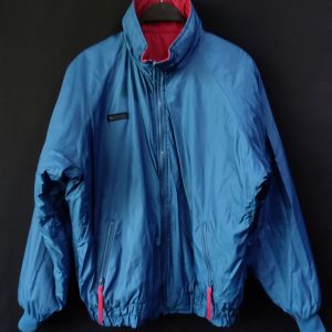 Parca Reversible Columbia, Hombre, Talla L, Azul Petròleo