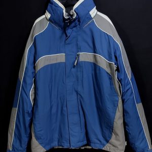 Parca Desmontable 3 en 1 Columbia, Hombre, Talla XL, Azulino