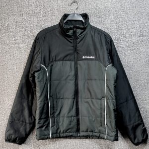 Parca Columbia, Hombre, Talla M, Grìs Acero