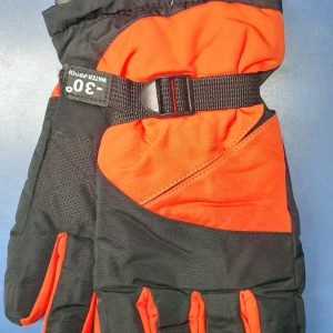 Guante Unisex, Talla XL, Naranjo con Negro