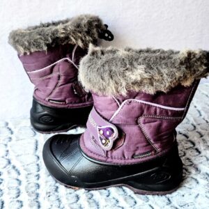 Bota SuperFit, Niña, Talla 27, Negro/Morado