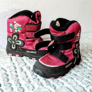 Bota Etirel, Niña, Talla 28, Fucsia/Negro