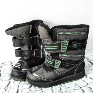 Bota Weather Spirits, Unisex, Talla 28, Negro/Verde