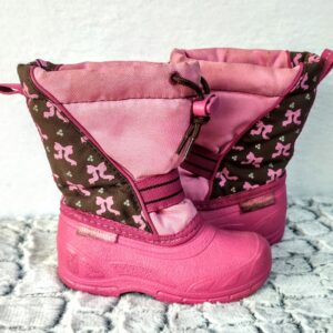 Bota Weather Spirits, Niña, Talla 26, Rosado/Cafè