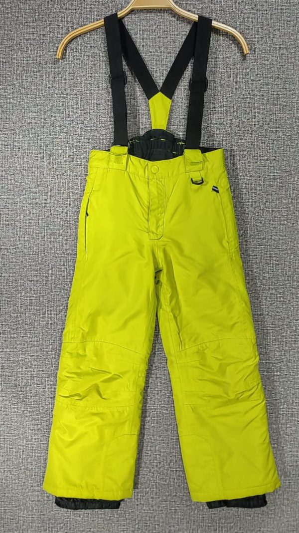 Pantalòn con Tirantes Crivit, Unisex, Talla 6-8, Amarillo