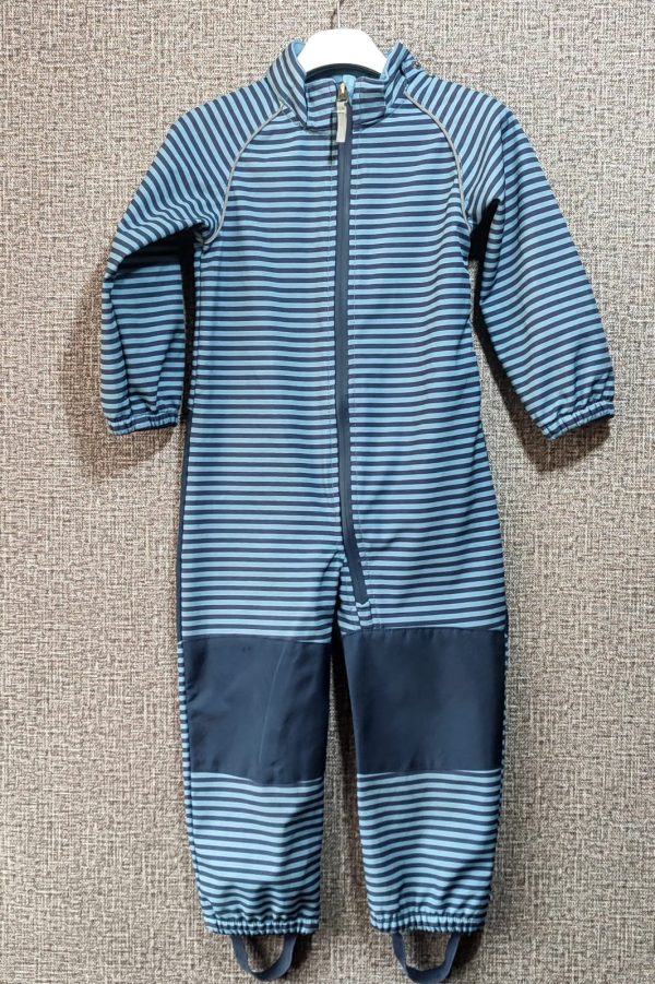 Enterito Tchibo, Unisex, Talla 3-4, Celeste Listado