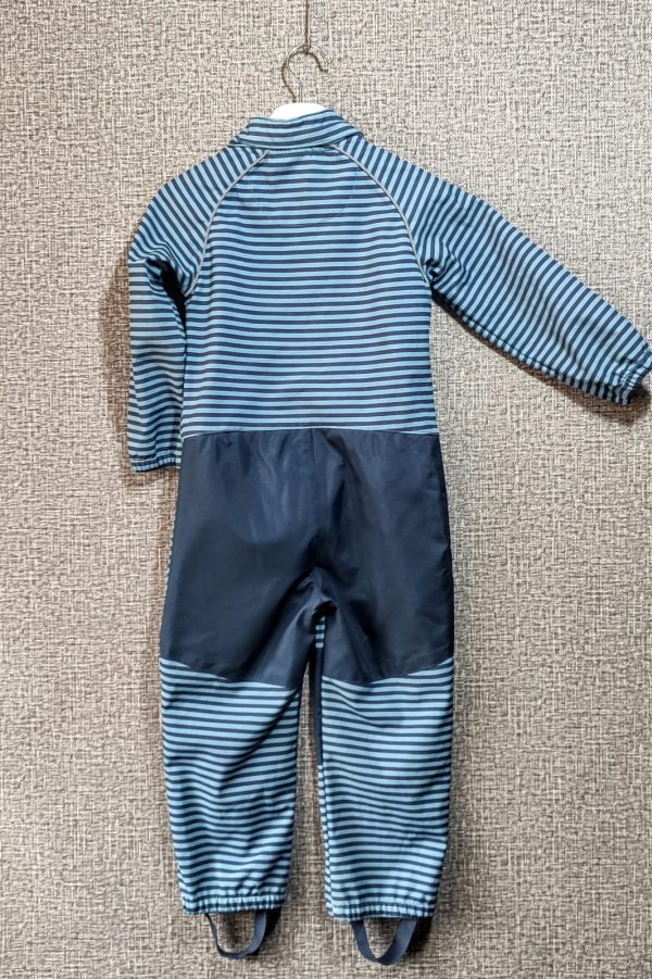 Enterito Tchibo, Unisex, Talla 3-4, Celeste Listado - Imagen 3