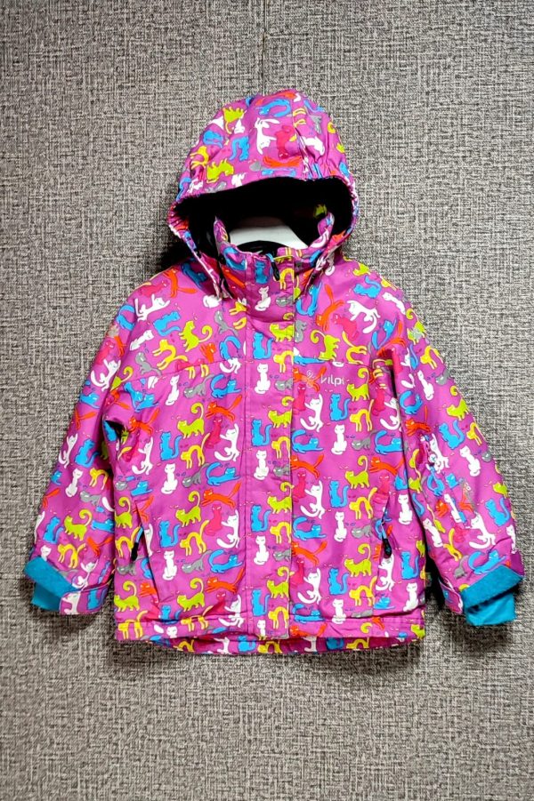 Parca Kilpi, Niña, Talla 4-6, Fucsia