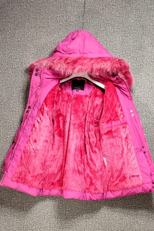 Parca HV Exp79, Niña, Talla 10, Fucsia - Imagen 3