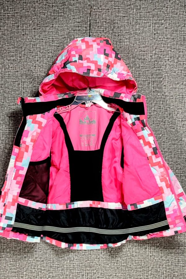 Parca North Ville, Niña, Talla 3-4, Fucsia - Imagen 2