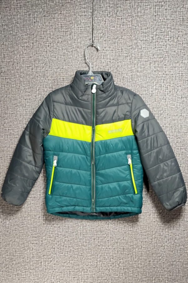 Parca Regatta, Unisex, Talla 5-6, Verde
