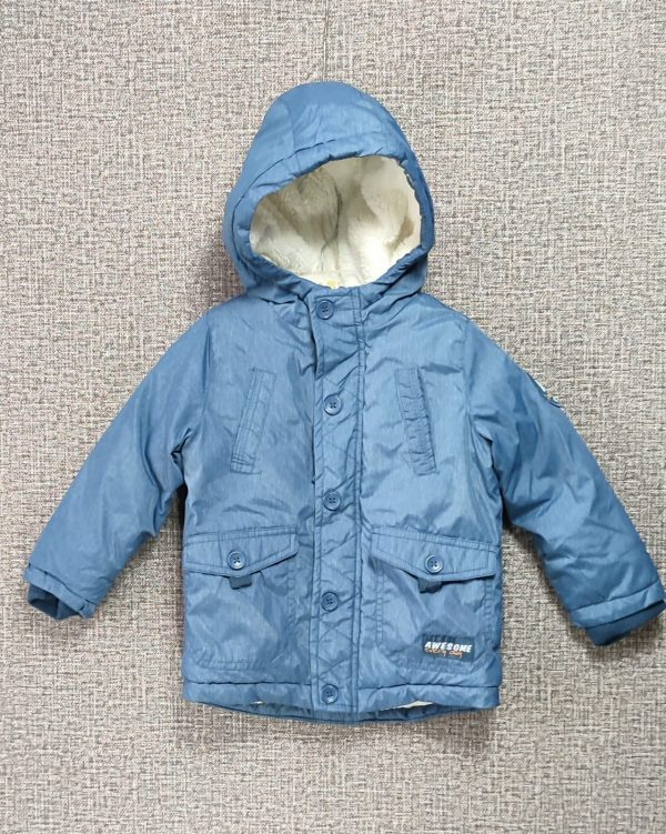 Parca DopoDopo, Unisex, Talla 1-2, Azulino