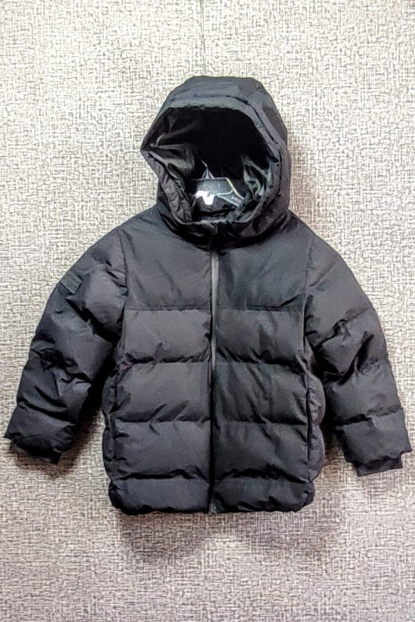 Parca Zara, Niña, Talla 6-8, Negro