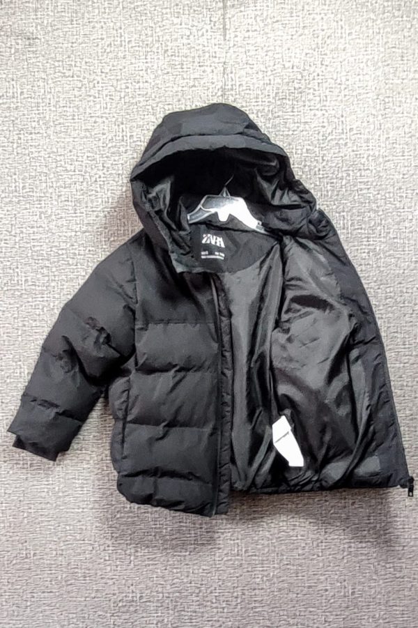 Parca Zara, Niña, Talla 6-8, Negro - Imagen 3