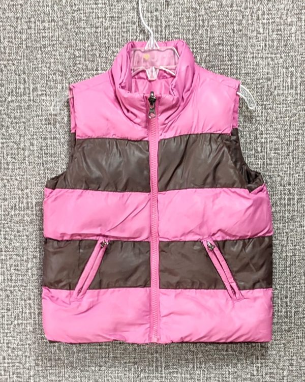 Parca Reversible sin Mangas Place, Niña, Talla 3, Fucsia Cafè - Imagen 2