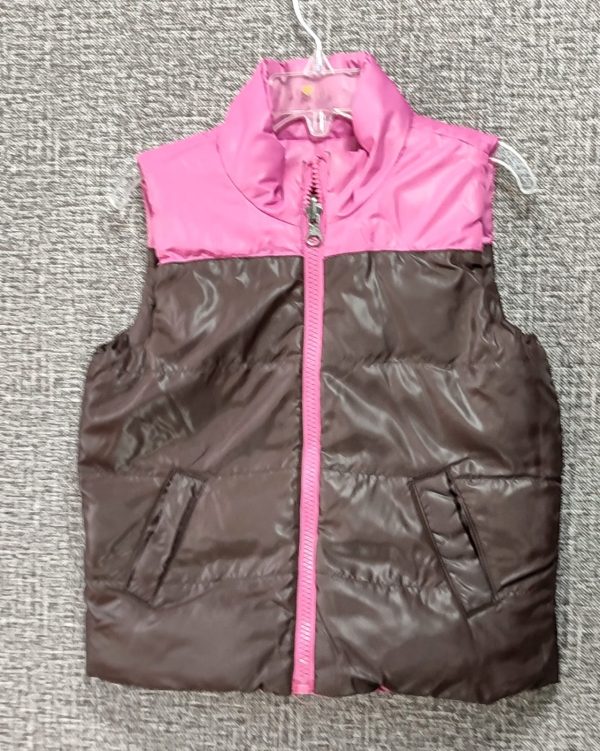 Parca Reversible sin Mangas Place, Niña, Talla 3, Fucsia Cafè