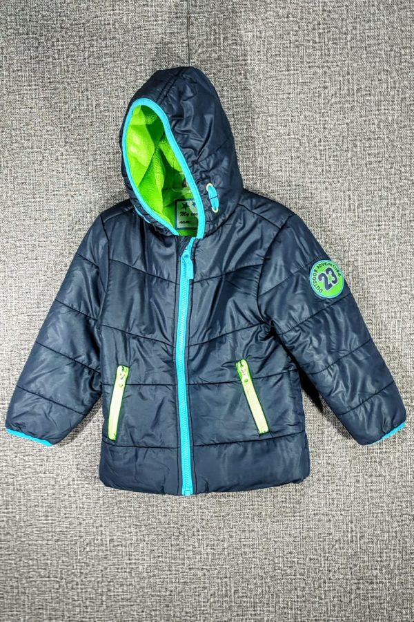 Parca Kids, Unisex, Talla 4, Azul