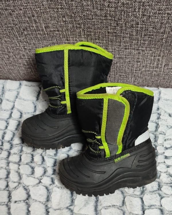 Bota Ice Fields, Unisex, Talla 24, Negro