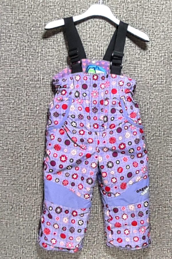 Jardinera Gagou Tagou, Niña, Talla 1 1/2, Lila Estampado