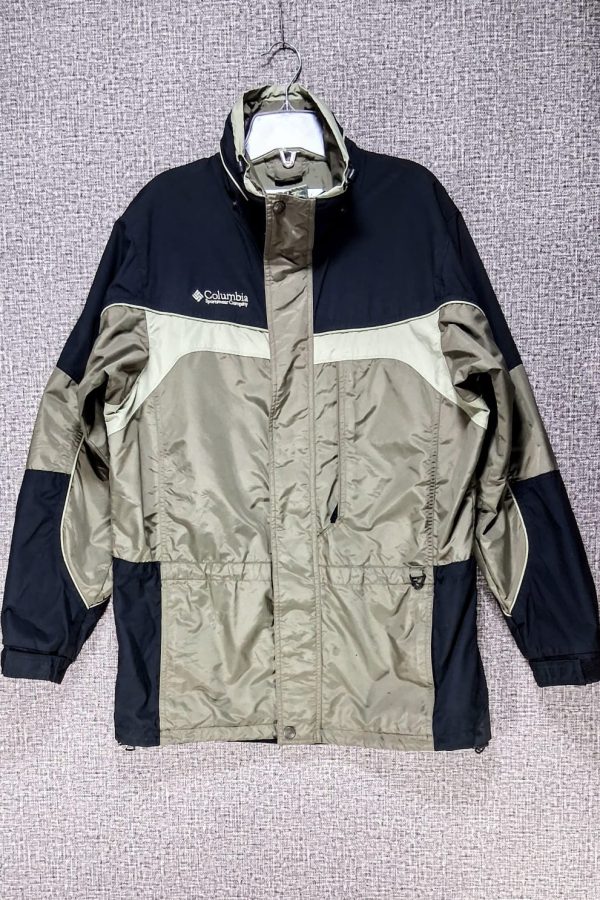 Parca Columbia, Hombre, Talla S, Verde