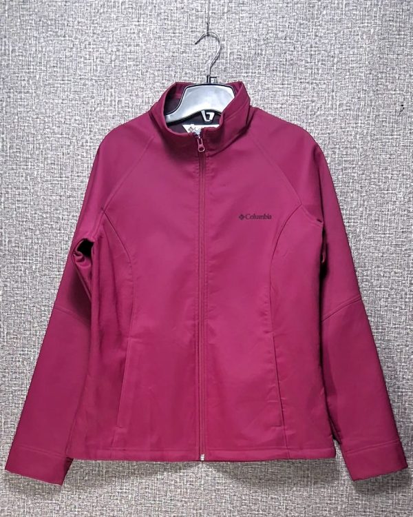 Chaqueta Softshell Columbia, Mujer, Talla L, Fucsia