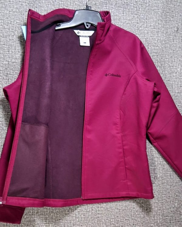 Chaqueta Softshell Columbia, Mujer, Talla L, Fucsia - Imagen 3
