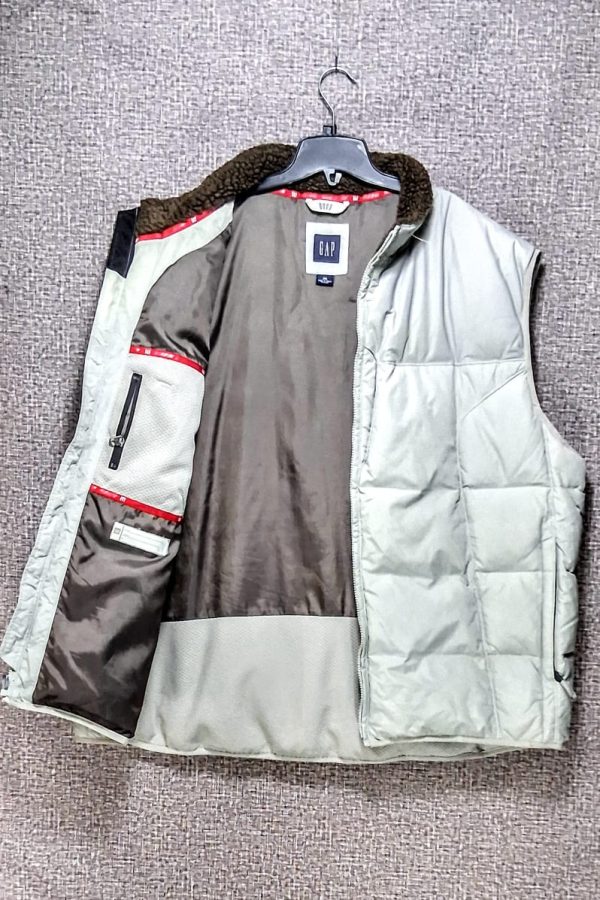 Parca Sin Mangas Gap, Hombre, Talla XXL, Beige - Imagen 3