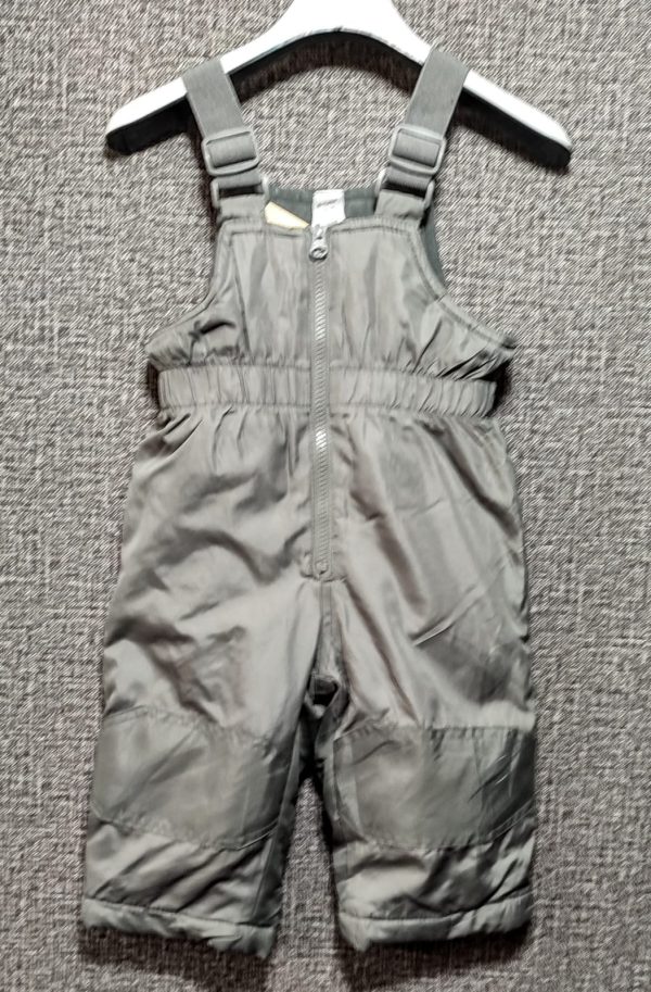 Jardinera George, Unisex, Talla 6 a 12 meses, Grìs
