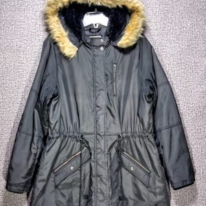 Parca Larga Mossimo, Mujer, Talla XL, Grìs