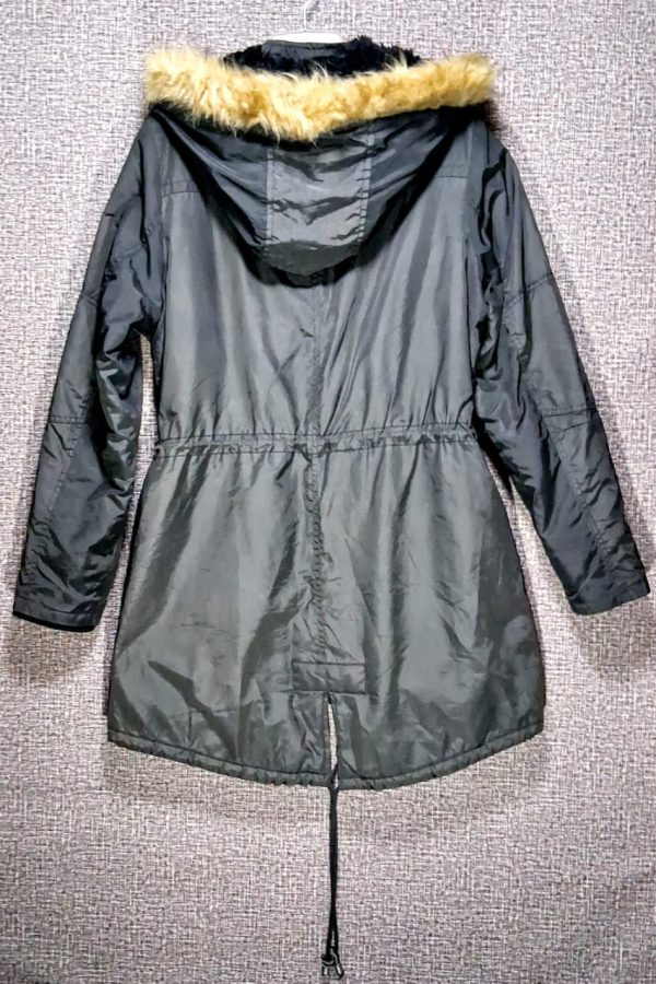 Parca Larga Mossimo, Mujer, Talla XL, Grìs - Imagen 5